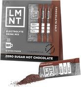 LMNT Zero Sugar Electrolytes - Chocolate Salt | Drink Mix | 12-Count