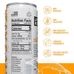 LMNT Sparkling Electrolyte Drink - Orange Salt | 12-Count